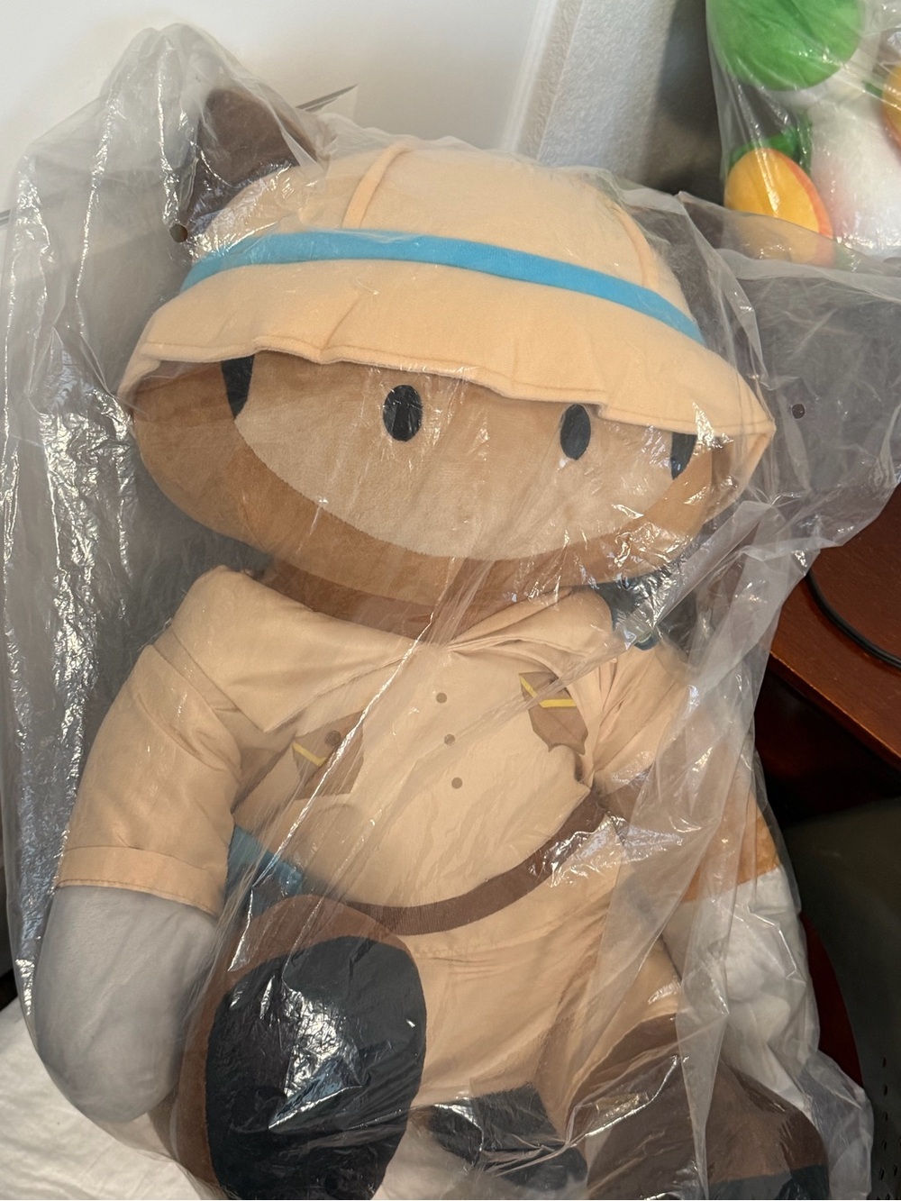 Salesforce Plush Explorer Stuffed Toy - Beige and Blue